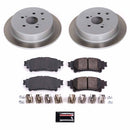 PowerStop Semi-Coated Rotor and Low-Dust Ceramic Brake Pad Kit