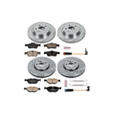 PowerStop OE Stock Replacement Low-Dust Ceramic Brake Pad and Rotor Kit