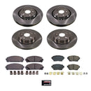 PowerStop OE Stock Replacement Low-Dust Ceramic Brake Pad and Rotor Kit