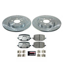 PowerStop Z36 Carbon-Fiber Ceramic Brake Pad with Drilled and Slotted Rotor Kit
