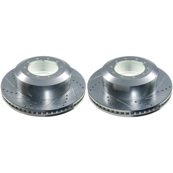 PowerStop Evolution Performance Drilled, Slotted & Plated Brake Rotor Pair