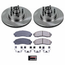 PowerStop OE Stock Replacement Low-Dust Ceramic Brake Pad and Rotor Kit