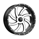 20X7 MSA Offroad Wheels Switch Machined Gloss Black Wheel/Rim 4x137 ET0