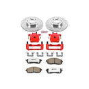 PowerStop Z26 Street Performance Ceramic Brake Pad, Drilled Slotted Rotor, and C