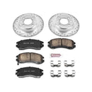 PowerStop Z23 Daily Driver Carbon-Fiber Ceramic Brake Pad and Drilled & Slotted