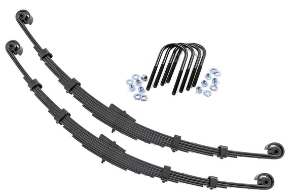 Rough Country Rear Leaf Springs 2.5" Lift Pair For Jeep CJ 5 4WD 1955-1975