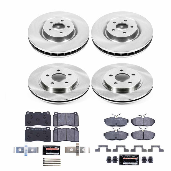 PowerStop Track Day High-Performance Brake Pad and Rotor Kit