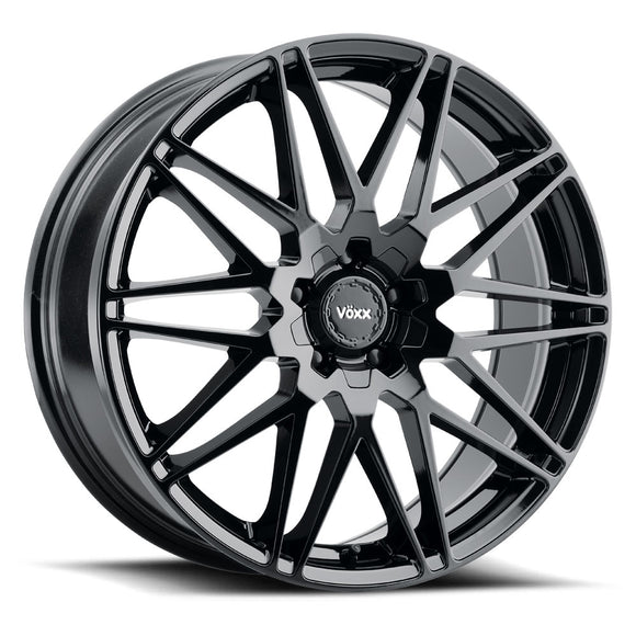 20x8.5 Voxx Nice Gloss Black 5x112 ET32 CB72.56 Wheel Rim