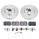 PowerStop OE Stock Replacement Low-Dust Ceramic Brake Pad and Rotor Kit