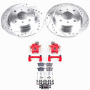 PowerStop Z23 Daily Driver Carbon-Fiber Ceramic Pads Drilled & Slotted Rotor & C