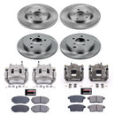 PowerStop OE Stock Replacement Low-Dust Ceramic Brake Pad, Rotor and Caliper Kit