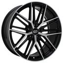 20X8.5 Enkei Phantom Black Mach Wheel/Rim 5x114.3 5-114.3 518-285-6540BKM