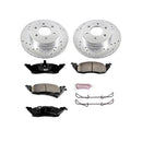 PowerStop Z23 Daily Driver Carbon-Fiber Ceramic Brake Pad and Drilled & Slotted