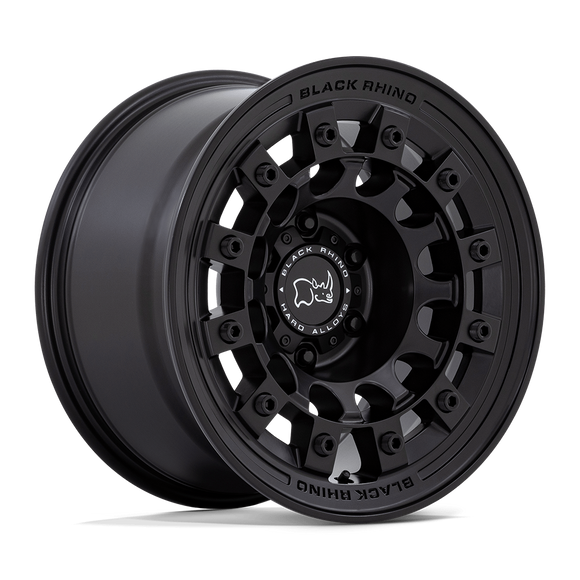 17X8 Black Rhino Fuji Matte Black 5X114.3 5X4.5 ET20 Wheel Rim