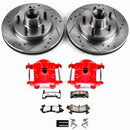 PowerStop Z36 Truck and SUV Ceramic Brake Pad, Drilled & Slotted Rotor, and Cali