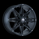 20x10 Mayhem Rampage Black-Matte Wheel/Rim 8x180 8090-2178MB