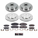 PowerStop OE Stock Replacement Low-Dust Ceramic Brake Pad and Rotor Kit