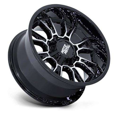 22x9 Moto Metal MO810 Legacy Gloss Black Machined 8x170 ET1 CB125.1 Wheel