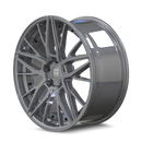 18x8 Touren TR93 Gloss Graphite With Black Rivet 5x114.3 ET35 CB72.60 Wheel Rim