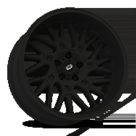20x12 Vision 404 Brawl Satin Black Wheel 5x139.7 ET-51 CB108