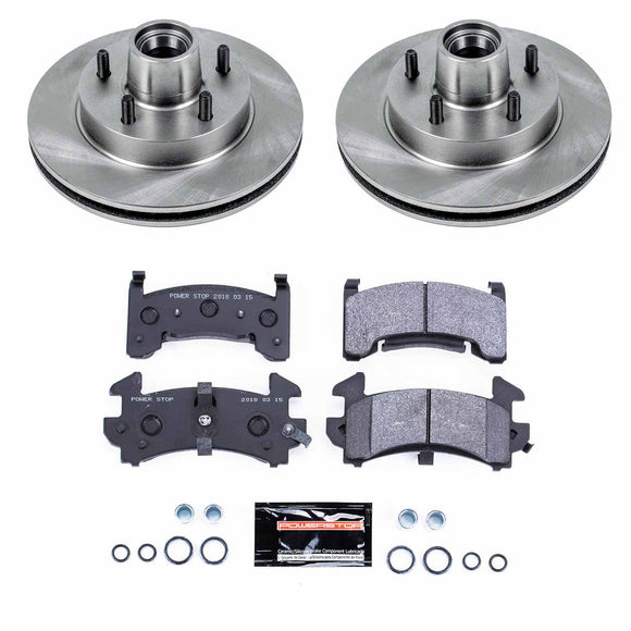 PowerStop Track Day Spec High-Performance Brake Pad and Rotor Kit