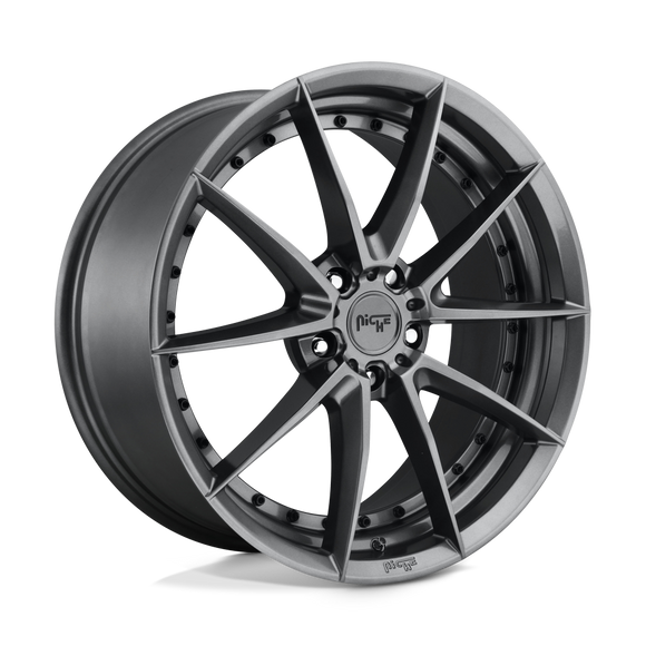 20x9 Niche Sector Gloss Anthracite Wheel/Rim 5x120 5-120 20-9