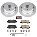 PowerStop Genuine Geomet Coated Rotor and Carbon-Fiber Ceramic Brake Pad Kit