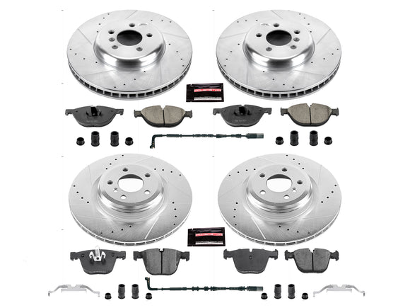 PowerStop Z23 Daily Driver Carbon-Fiber Ceramic Brake Pad and Drilled & Slotted