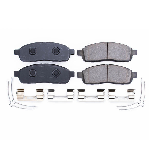 PowerStop Z17 Evolution Ceramic Brake Pads With Hardware