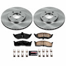 PowerStop OE Stock Replacement Low-Dust Ceramic Brake Pad and Rotor Kit