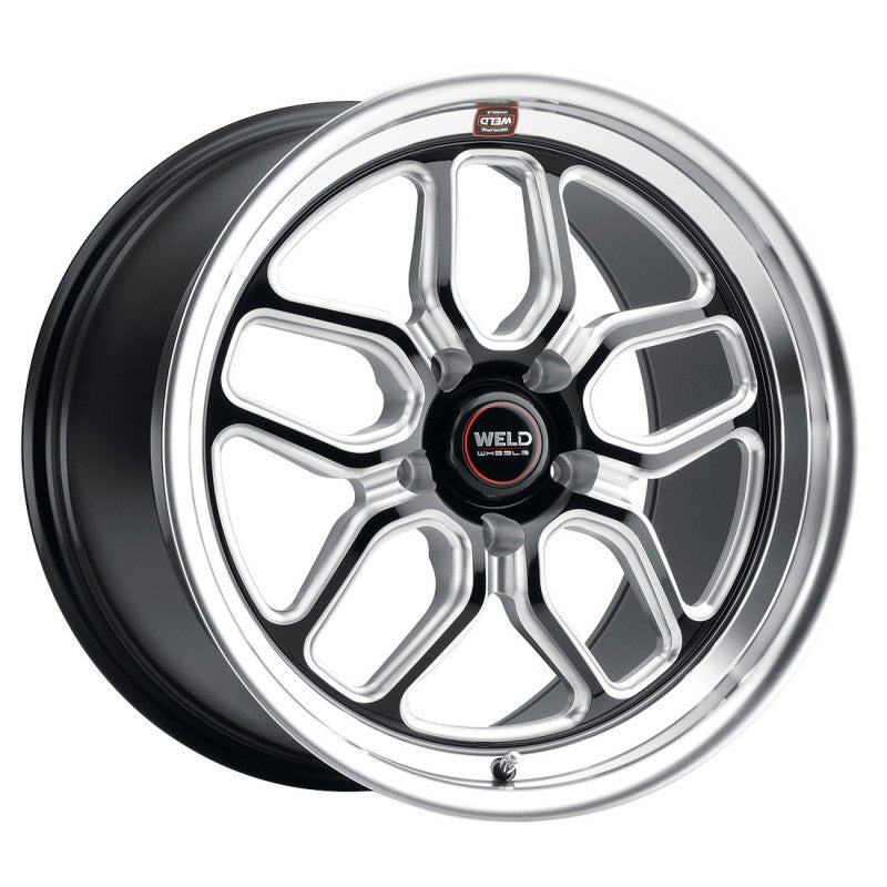 15x10 WELD Performance Laguna Drag Black Mill 5x114.3 5x4.5 ET50 Wheel Rim