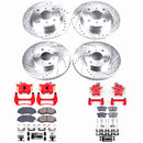 PowerStop Z23 Daily Driver Carbon-Fiber Ceramic Pads Drilled & Slotted Rotor & C