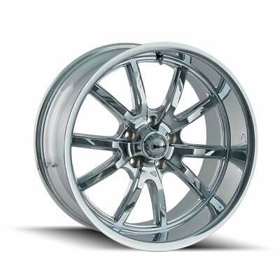 18x8 Ridler 650 Chrome Wheel/Rim 5x114.3 5-114.3 18-8 ET0