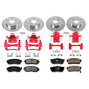 PowerStop Z23 Daily Driver Carbon-Fiber Ceramic Pads Drilled & Slotted Rotor & C