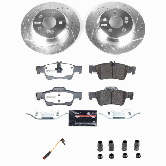 Z26 Street Performance Ceramic Brake Pad and Drilled & Slotted Rotor Kit