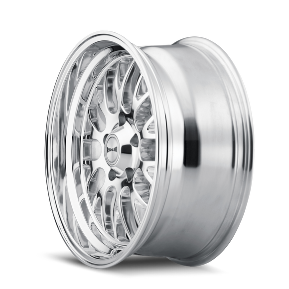 20x8.5 Ridler 607 Polished 5x120.65 ET0 wheel/rim