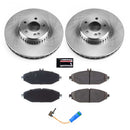 PowerStop OE Stock Replacement Low-Dust Ceramic Brake Pad and Rotor Kit