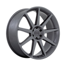 24X10 Status Mammoth Matte Anthracite 5X120 ET35 Wheel Rim