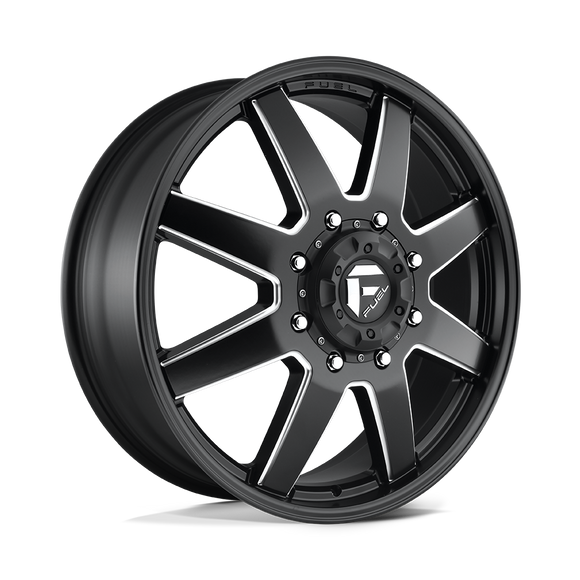 24X8.25 Fuel Maverick Matte Black Milled 8x200 D538248292