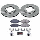 PowerStop OE Stock Replacement Low-Dust Ceramic Brake Pad and Rotor Kit