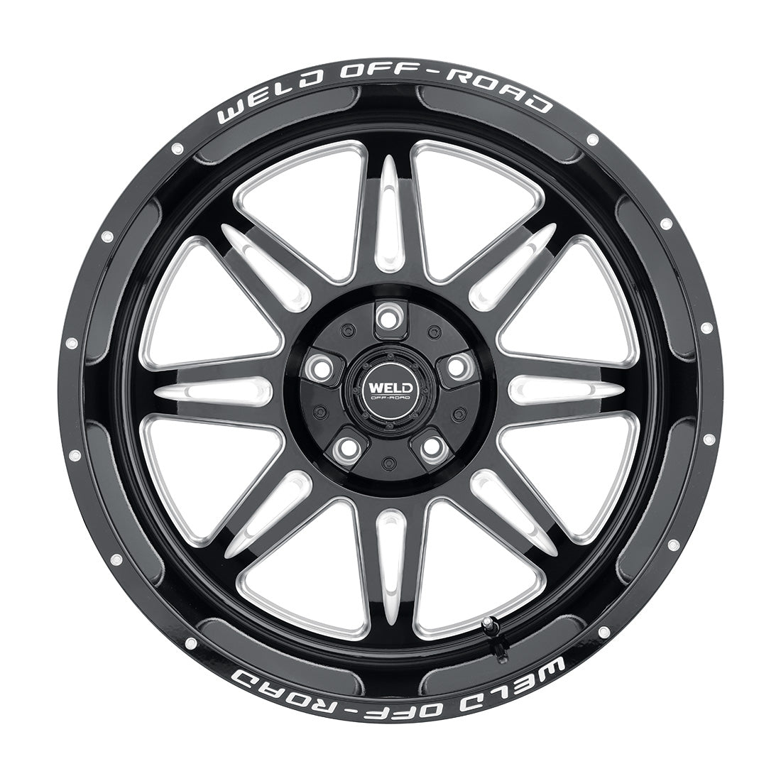 20x12 WELD Off-Road Cheyenne Black Mill 5x139.7 5x150 5x5.5 ET-44 Wheel