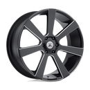 22X9 Asanti Black Apollo Satin Black Milled Wheel/Rim 5x120 ET35-1