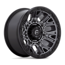 20x9 Fuel Off-Road D825 Traction Matte Gunmetal with Black Ring 5x127 ET1 Wheel