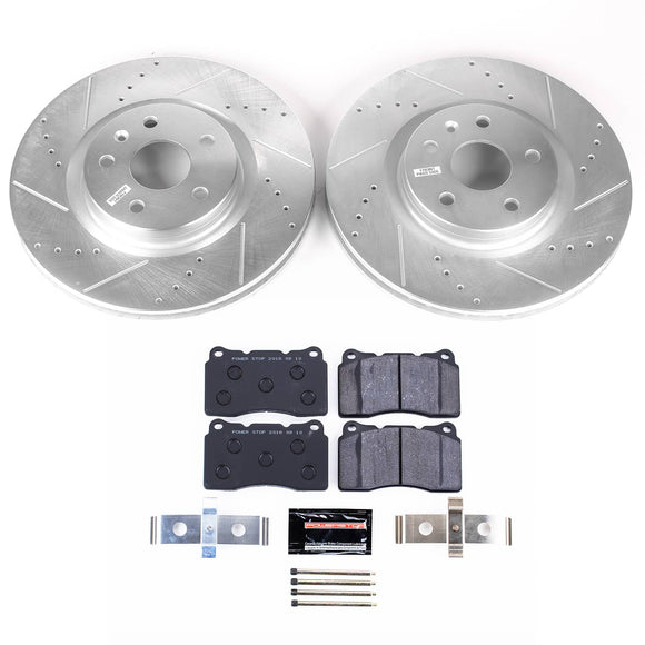 PowerStop Track Day High-Performance Brake Pad and Rotor Kit