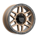 17X9 KMC KM544 MESA Matte Bronze With Black Lip 8X165.1 ET18 wheel/rim-1
