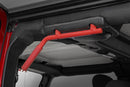 Rough Country Steel Grab Handles Red For Jeep Wrangler JK 07-18