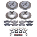 PowerStop Semi-Coated Rotor and Low-Dust Ceramic Brake Pad Kit