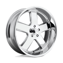 20X8 U.S. Wheel U116 HUSTLER Chrome Plated 5X127 ET1 wheel/rim-1