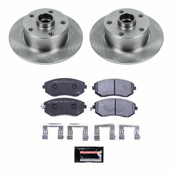 PowerStop Track Day Spec High-Performance Brake Pad and Rotor Kit