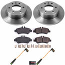 PowerStop OE Stock Replacement Low-Dust Ceramic Brake Pad and Rotor Kit